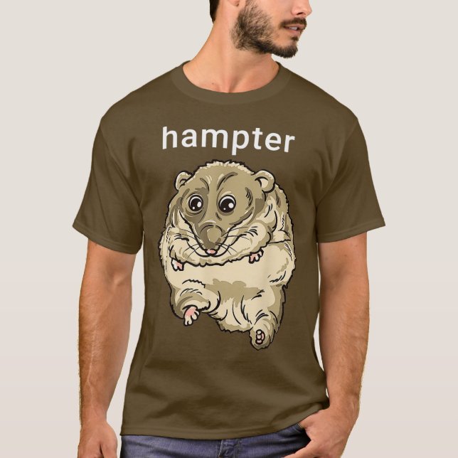 Camiseta Memória do Hamster Engraçado Hampter (Frente)