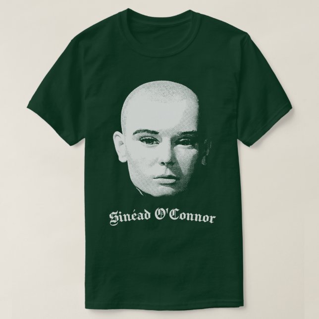 Camiseta Memória do Modelo de Cera do Sinad OConnor (Frente do Design)