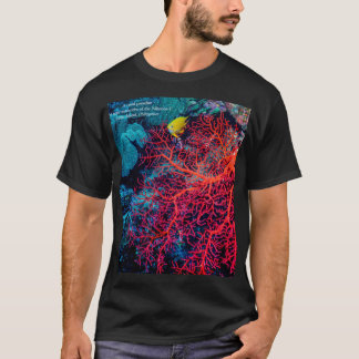 Camiseta Memória do Oceano / Paisagem de recife de coral