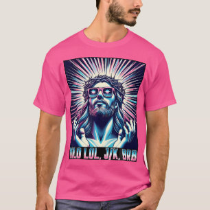 Camiseta Memória Engraçada Citação Cristã Humor Yolo Lol Jk
