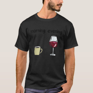 Camiseta Memória Engraçada Vinho Café Dom Bebendo de Cota