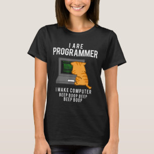 Camiseta Memória Engraçado do Programador de Cat do Computa