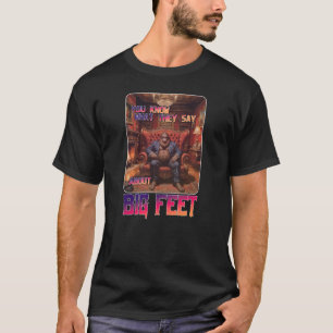 Camiseta Memória Engraçado Pé Grande