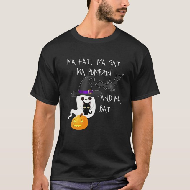 Camiseta Memória Fantasma Engraçada - Mãe Mãe Hat Mãe Pumpk (Frente)