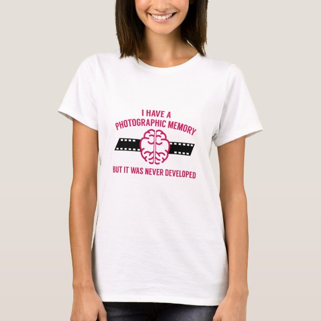 Camiseta Memória fotográfica (Frente)