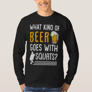 Camiseta Memória Gym Do Workout Para A Piada De Beer Squats