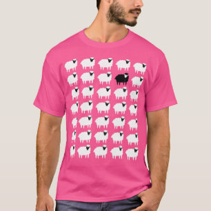 Camiseta Memória Ovelha Que É Negra E Branca Outros Sh