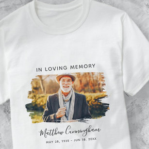 Camiseta Memória personalizada de amor Memória Memorial