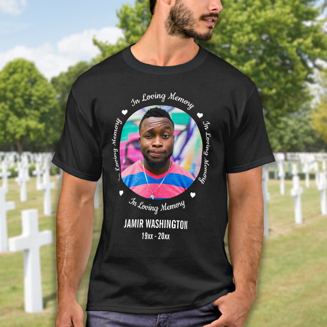 Camiseta Memória personalizada de amor Memória Memorial (Criador carregado)