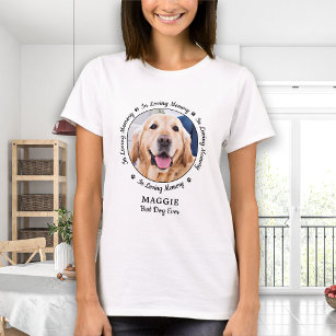 Camiseta Memória personalizada memorial de amor de cão Foto
