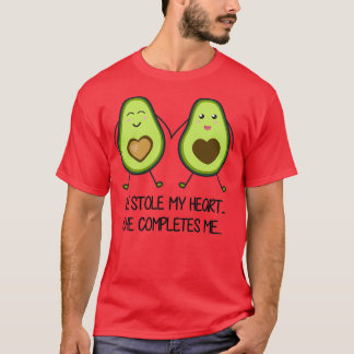 Camiseta Memória romântica do casal Avocado