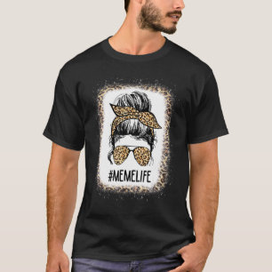 Camiseta Memória Sangrada Vida Leopardo Mensagem Dia de as