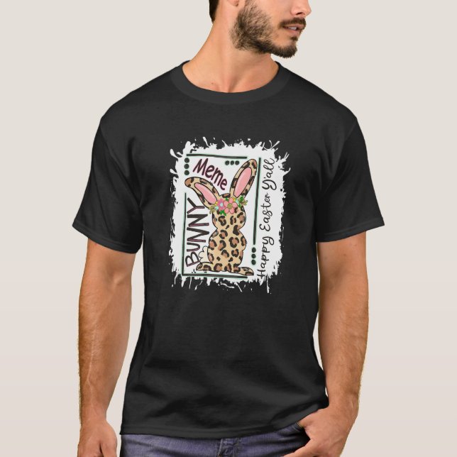 Camiseta Memória Sangrenta Felz pascoa de Vida do Bunny Mem (Frente)