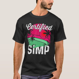 Camiseta Memória Universitária Engraçada SIMP Certified Sim