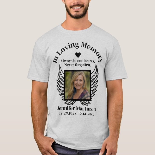 Camiseta Memorial | Add Photo (Frente)