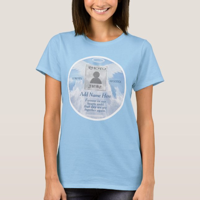 Camiseta Memorial | Adicionar Foto (Frente)