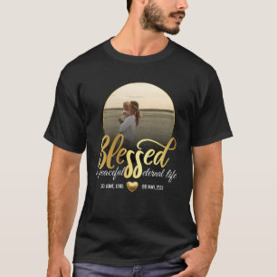 Camiseta Memorial Bênção Amado Familiar Funeral Família