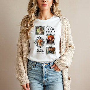 Camiseta Memorial com Colagem de Fotos em Arco