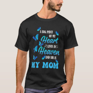 Camiseta Memorial Da Minha Mãe No Céu Perdeu Minha Mãe Meu