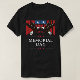Camiseta Memorial Day Bald Eagle