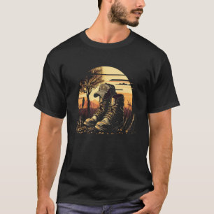 Camiseta Memorial Day Fallen Soldier Veteran American Flag
