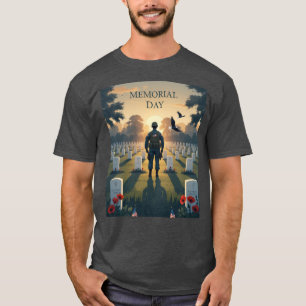 Camiseta Memorial Day Tribute Trabalho de arte - Honrando A