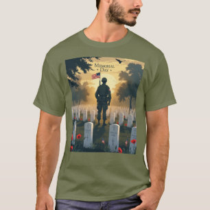 Camiseta Memorial Day Tribute Trabalho de arte - Honrando A