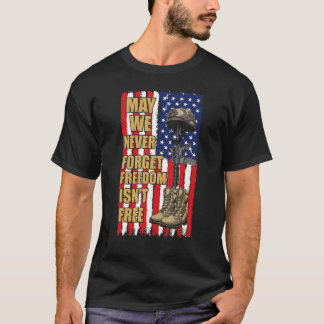 Camiseta Memorial Day Veteran Freedom Isn t Free Veterans D