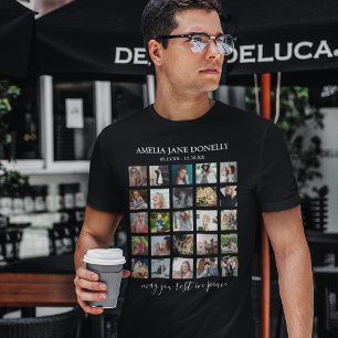 Camiseta Memorial de 25 Fotos Moderna Camiseta P