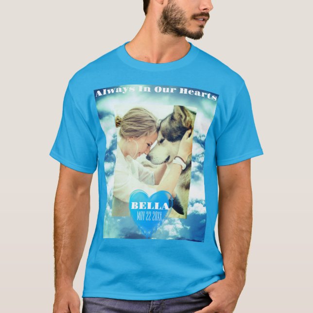 Camiseta Memorial de celebrações personalizadas (Frente)