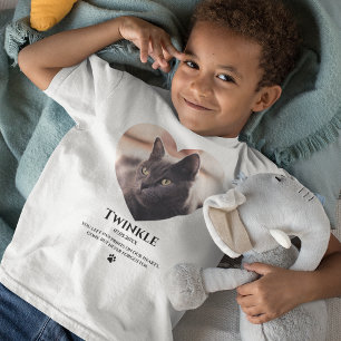 Camiseta Memorial de Estimação para Crianças Fofas