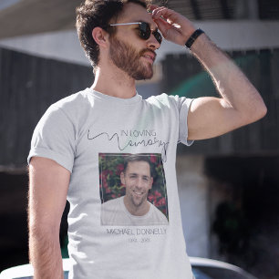 Camiseta Memorial de Foto Em Memória Carinhosa M