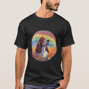 Camiseta Memorial do Cachorro Colorido da Ponte do Arco-Íri