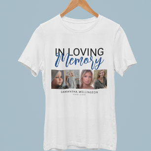 Camiseta Memorial Estilosa para 4 Fotos