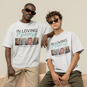 Camiseta Memorial Estilosa para 4 Fotos