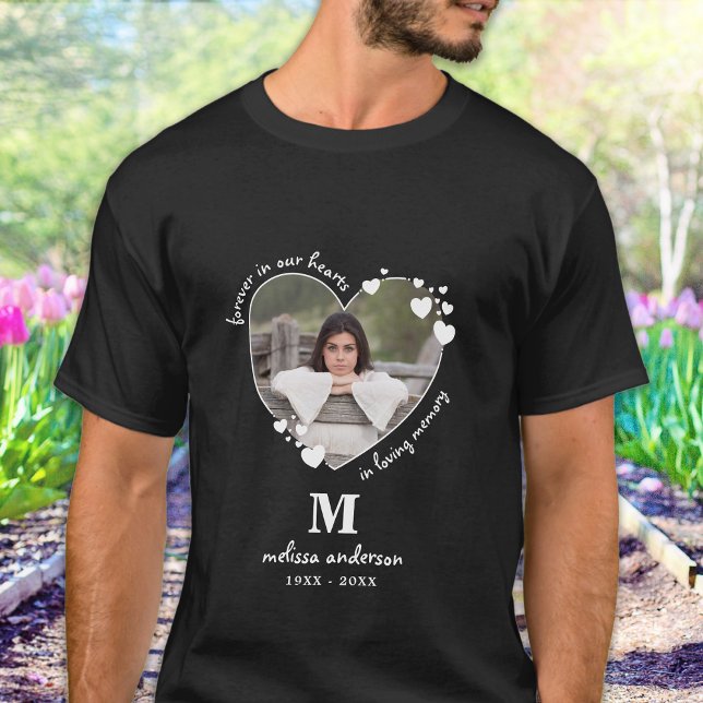 Camiseta Memorial Fotográfico Personalizado Para Sempre Em  (Criador carregado)