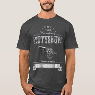 Camiseta Memorial Gráfico do 155º Aniversário de Gettysb