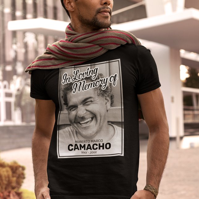 Camiseta Memorial In Loving Memory Retrato (Criador carregado)