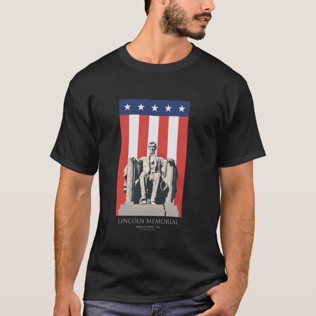 Camiseta Memorial Lincoln Washington DC (Frente)
