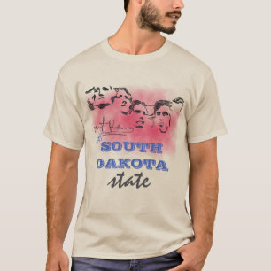 Camiseta Memorial Nacional Rushmore ESTADO DAKOTA DO SUL
