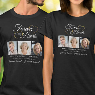 Camiseta Memorial Para Sempre Em Nossos Corações 3 Foto Lem