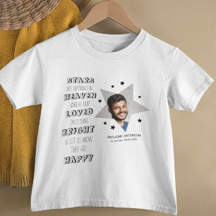 Camiseta Memorial Personalizada de Estrela Foto In