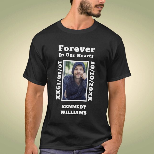 Camiseta Memorial Personalizado Da Morte Fotográfica Para S (Criador carregado)