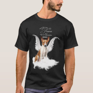Camiseta Memorial Personalizado para Cão Basenji