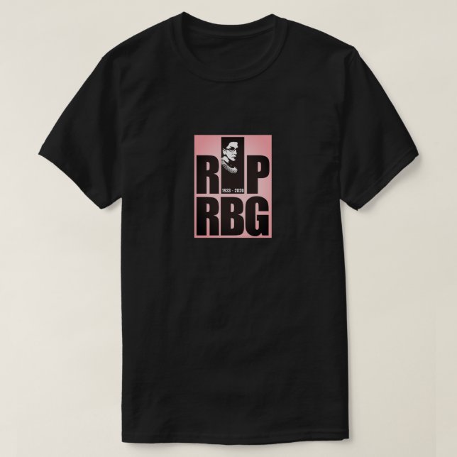 Camiseta Memorial RBG (Frente do Design)