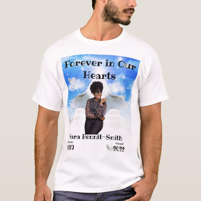 Camiseta Memorial Rest em Peace T-Shirt (Frente)