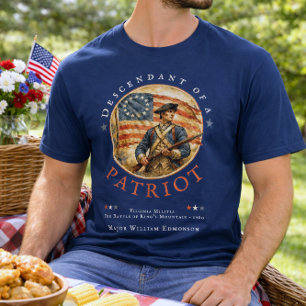Camiseta Memorial Revolucionário do 250º Aniversário da Lib