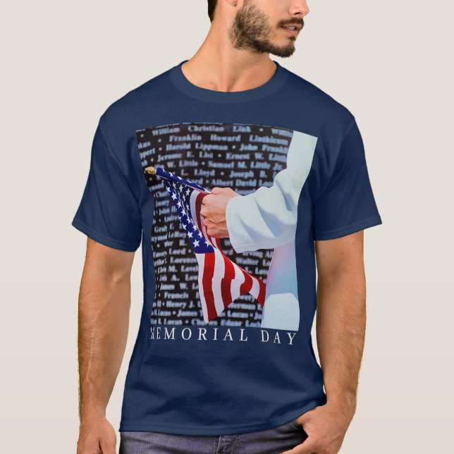 Camiseta Memorial to Fallen Brave Heroes of War  T-Shirt (Frente)