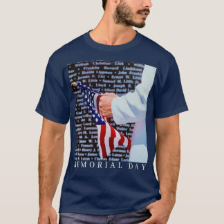 Camiseta Memorial to Fallen Brave Heroes of War T-Shirt