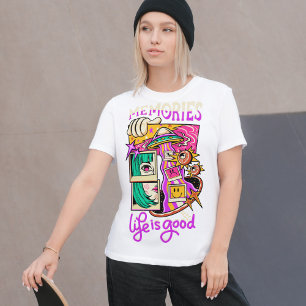 Camiseta Memórias A vida é boa roupa de rua